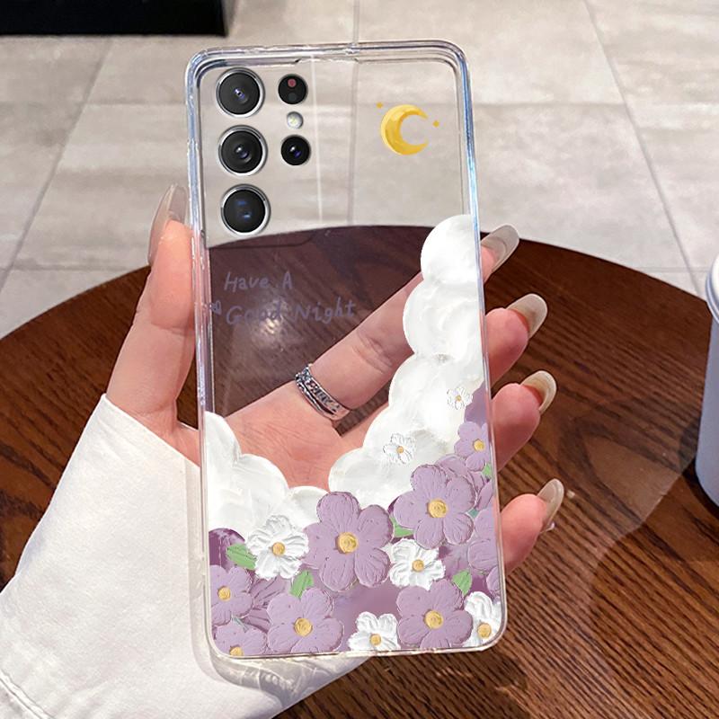 Для Samsung Galaxy S21 Ultra Чехол Samsung S21 FE Чехлы Мягкая Задняя Крышка из ТПУ Для Samsung S21 Plus S21+ Чехол Кролик Кошка Чехол для Телефона
