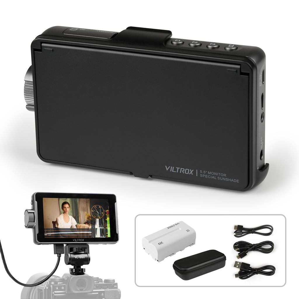 Viltrox DC-550 Pro 5,5-дюймовый портативный монитор 4K HD-видео 1200 нит 1920*1080 пикселей 3 типа питания