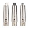 3pcs RCA Female To 3-Pins XLR Female Jack Plug Audio Connector Conversion Adapter Zinc Alloy
