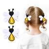 Заколки для волос 2 шт. Красочная полиэстеровая заколка для волос для девочек. Уникальные заколки для волос в виде пчел. Детские заколки. Детские милые зажимы для волос. Аксессуары для волос