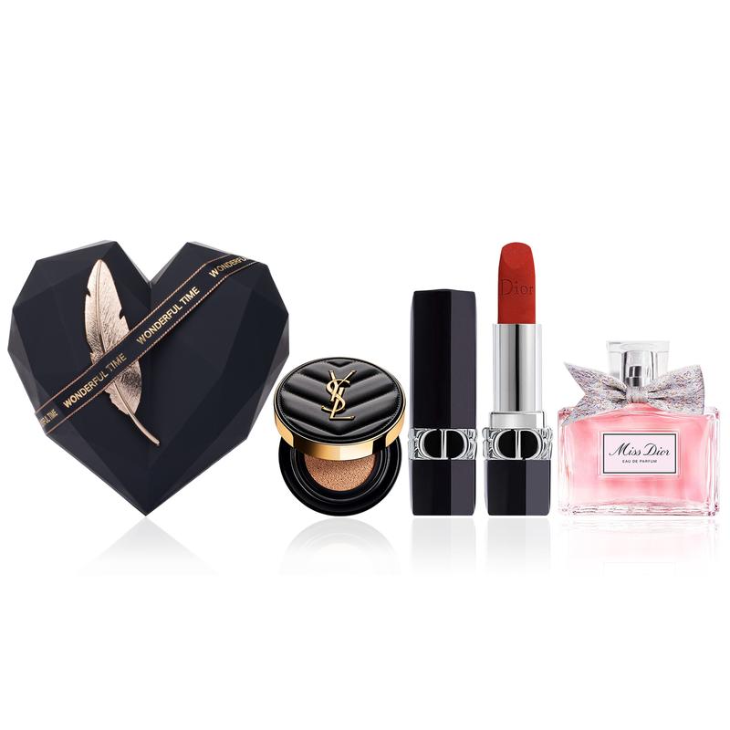 DIOR Perfume Velvet 999 Formal + Miss EDP 5ml + Leather Air Cushion 20 5g