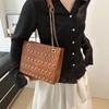 Female Big-Name Pressure Shell Messenger Bag Texture Popular Chain Shoulder Bag Foreign Fashion Handbag