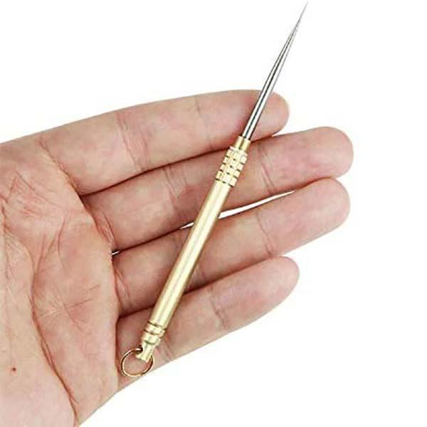 Титановая зубочистка портативный металлический карманный брелок из нержавеющей стали многоразовые зубочистки для кемпинга пикника путешествия на открытом воздухе