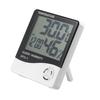 ADM HTC-1 Large LCD Digital Indoor Hygrometer Room Thermometer with Alarm Clock