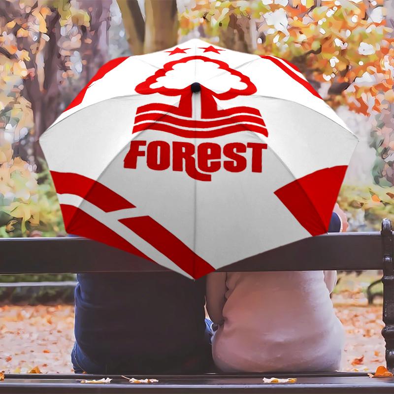 Зонт Forest F.C. с автоматическим открытием/закрытием и 8 ребрами, прочный, компактный, для путешествий и улицы