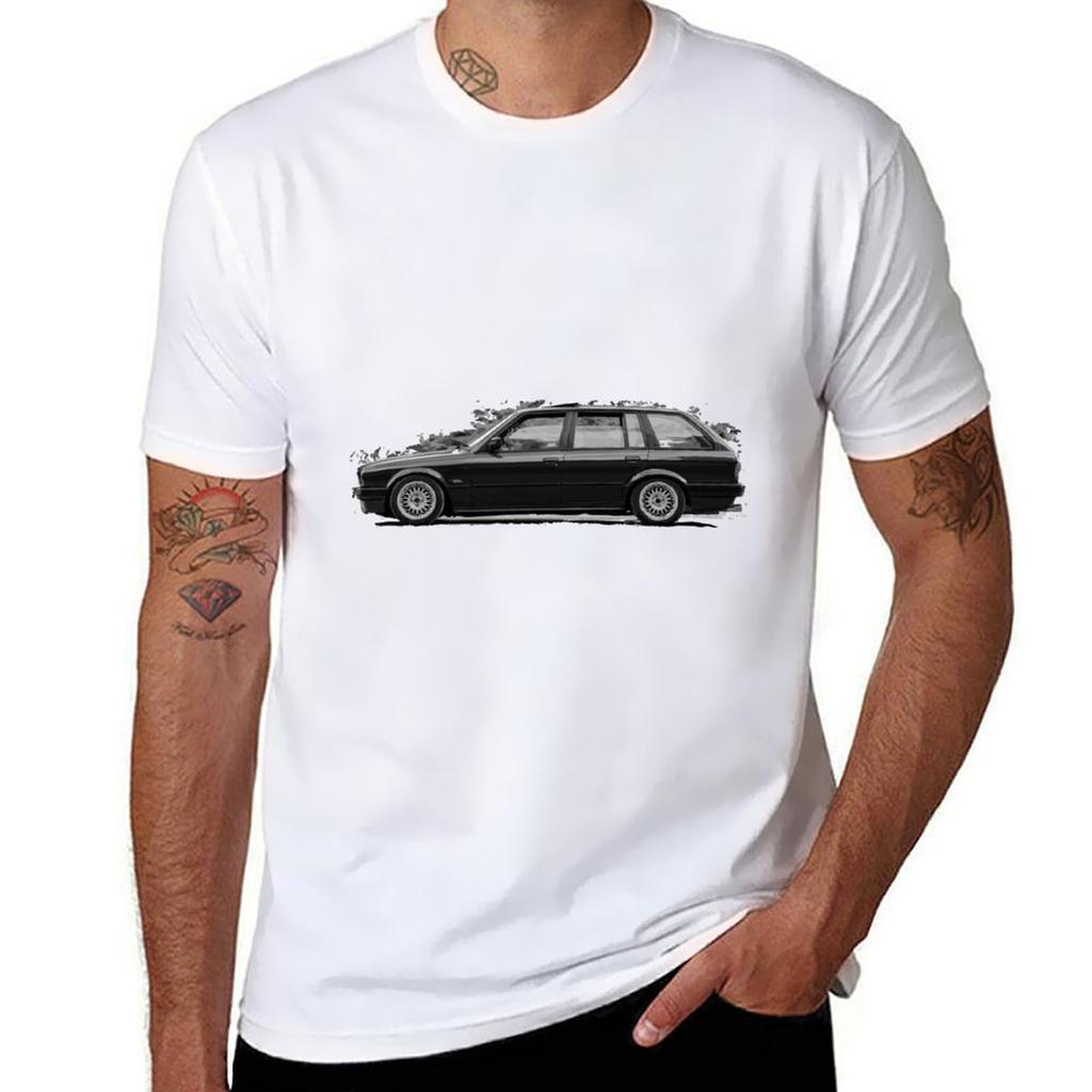 E30 Touring Side Tshirt Plus Size Everyday Tee Shirt