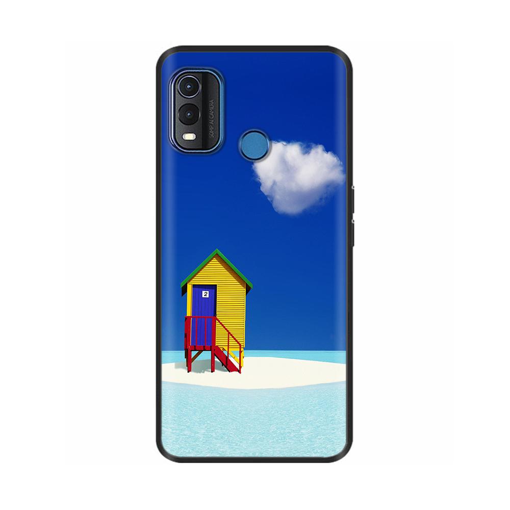 For Nokia G11 Plus Case Cute Heart Flower Soft Silicone Back Cover for Nokia G11 Plus NokiaG11 G 11 Bumper Black TPU Phone Cases
