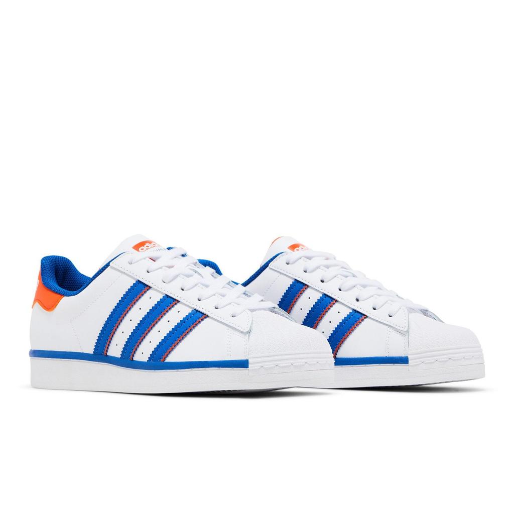 adidas Superstar vs. Rivalry 'Bold Blue' (Unisex) Footwear White / Blue / Orange Skateboard Shoes FV2807