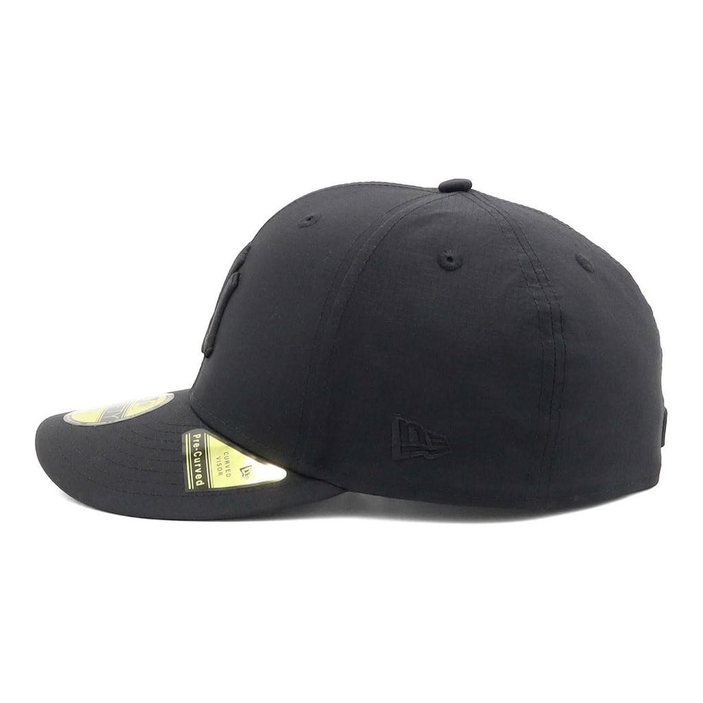 NEW ERA PreCurved 59FIFTY Cap NY Yankees Black Ripstop Nylon Recycled Recomfy MLB Side Patch ONSPOTZ Exclusive Fitted 7 1/4