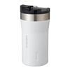 CB Japan Tumbler with Lid Vacuum Insulated Stainless Steel 2 Layer Structure White 350ml Locking Spout KARIBA Tumbler SANTECO