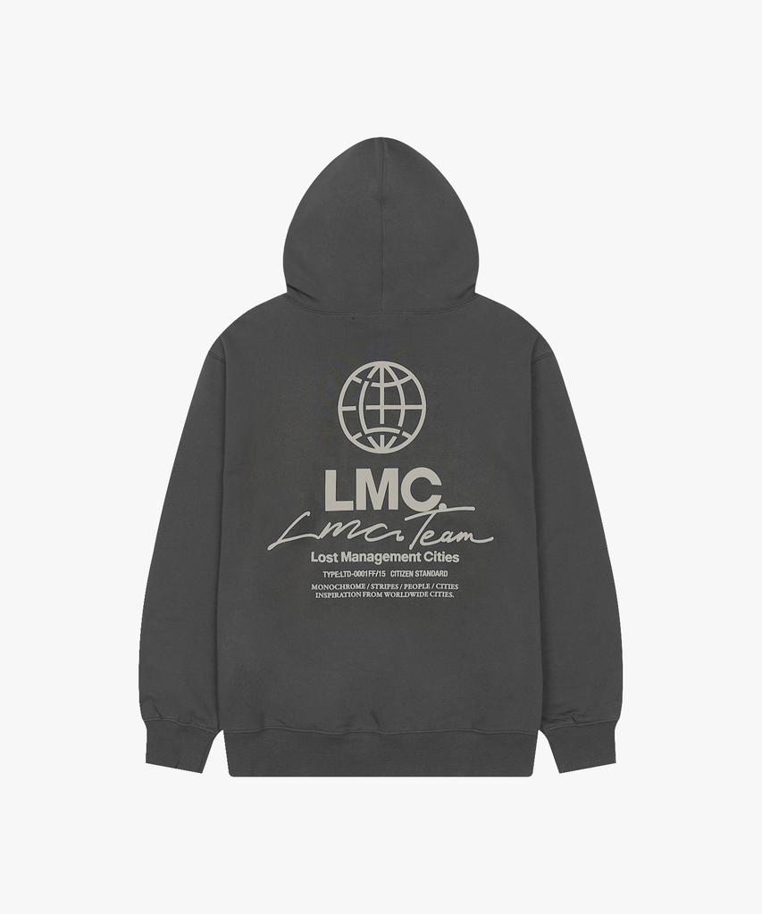 Худи на молнии Lmc Signature Combo, угольный