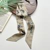Green Is White And Tender, Long And Small Silk Scarves, Women'S Thin And Narrow Streamers, Tied Hair, Tied Bags, Decorative Souvenir Ribbons