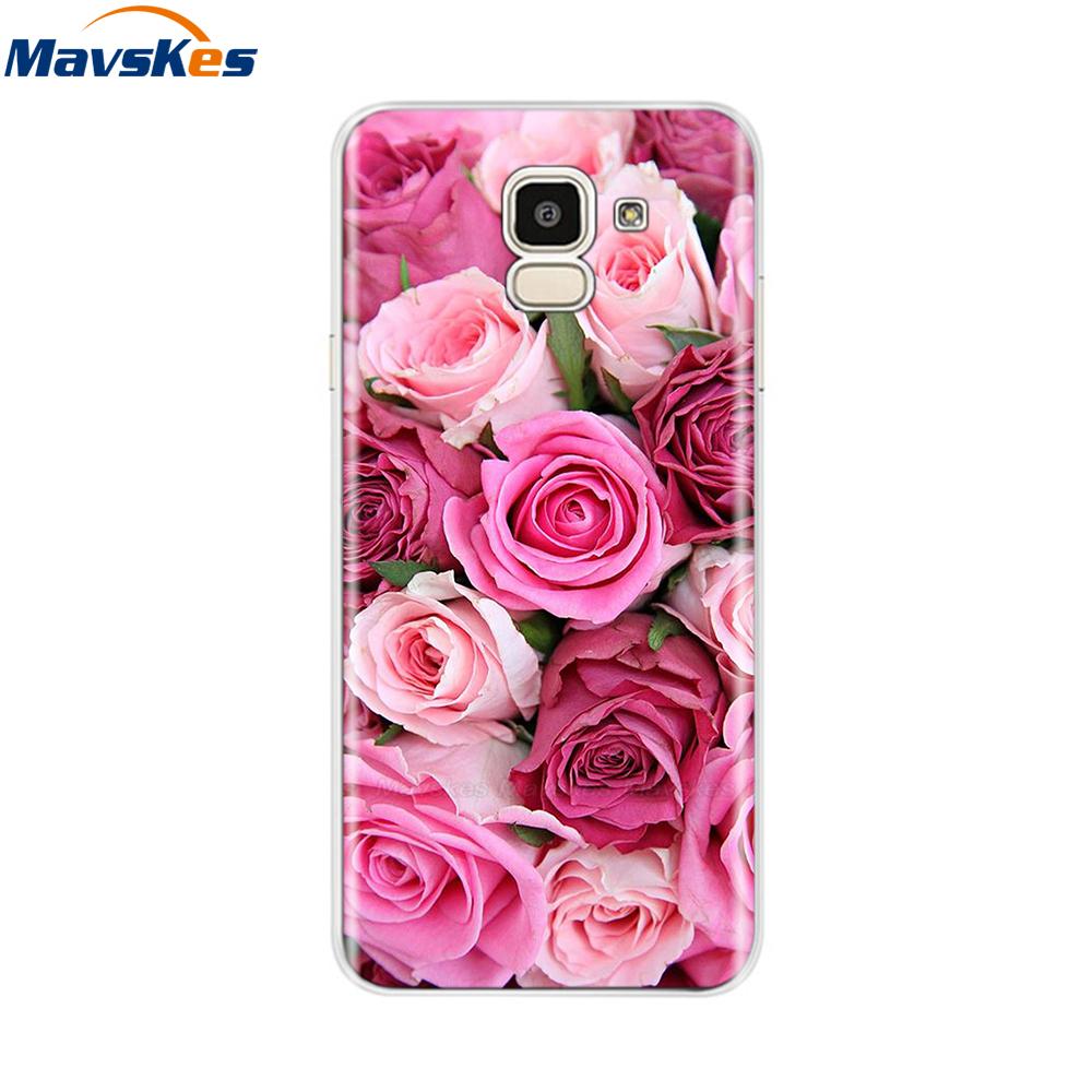 Чехол для Samsung Galaxy J6 2018 Мягкая задняя крышка из ТПУ-силикона sДля Coque Fundas Samsung J6 2018 J6 Plus 2018 Мягкие чехлы для телефона