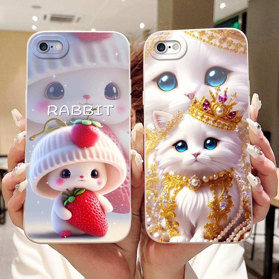 For Apple iPhone 6 6S Plus Case Fashion Candy Painted Cover Shockproof Phone Case For iPhone 6S Plus iPhone6 S Soft Fundas Coque