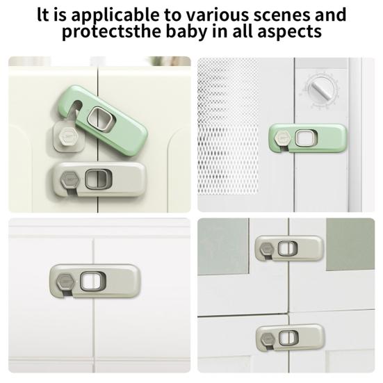 Замок для холодильника с защитой от детей Самоклеящийся детский замок для холодильника, духовки, посудомоечной машины, шкафа, замка для ящика, Детская безопасность, замок для дверцы морозильной камеры