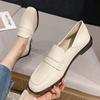 Fashion British Square Toe Loafers Women 2-Ways Barefoot Shoes Single Flats Ladies Low Heels Oxfords Soft PU Leather Moccasines Femme