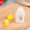 1/4Pcs Mini Cute Tomato Ketchup Bottle Portable Small Sauce Container Salad Dressing Container Pantry Containers For Bento Box