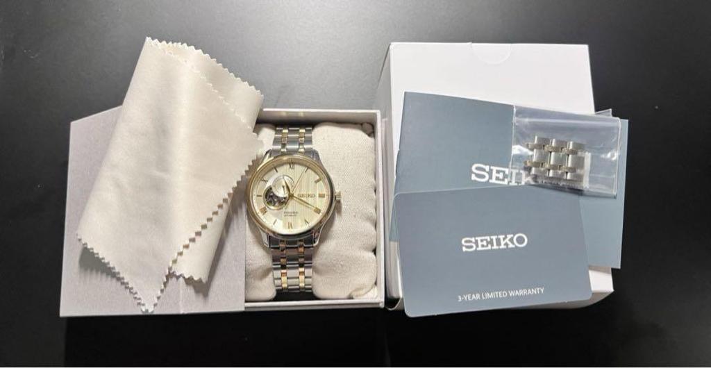 [Б/У] Часы SEIKO Presage Серебристые/Золотистые