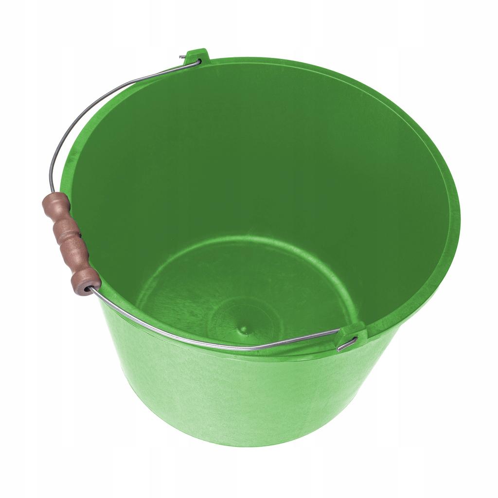 Wiadro budowlane gospodarcze 20l zielone mocne elastyczne