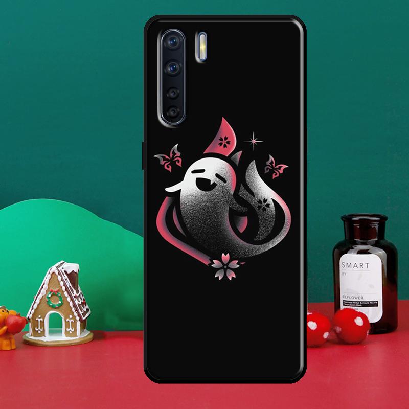 Чехол Genshin Impact Hu Tao Ghost для OPPO A74 A54 A94 A31 A53 A5 A9 2020 A52 A72 A1K A83 A91 A93 A3S A5S A15