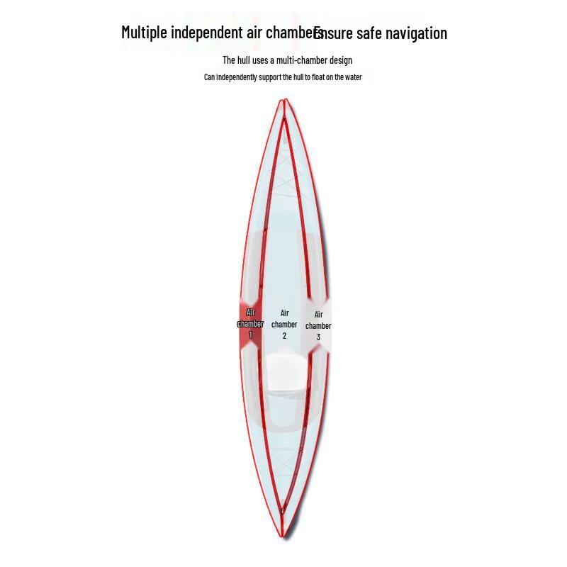 Надувная рыболовная байдарка для одного человека