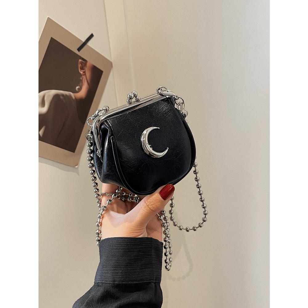 Винтажная женская сумка Простая Личность Цепочка Сумка через плечо Подарок Для работников умственного труда Для мужчин Для женщин Женский кошелек Мини-кошелек для монет