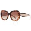 Prada Brown Gradient Butterfly Ladies Sunglasses Pr 16ysf 01r0a6 54