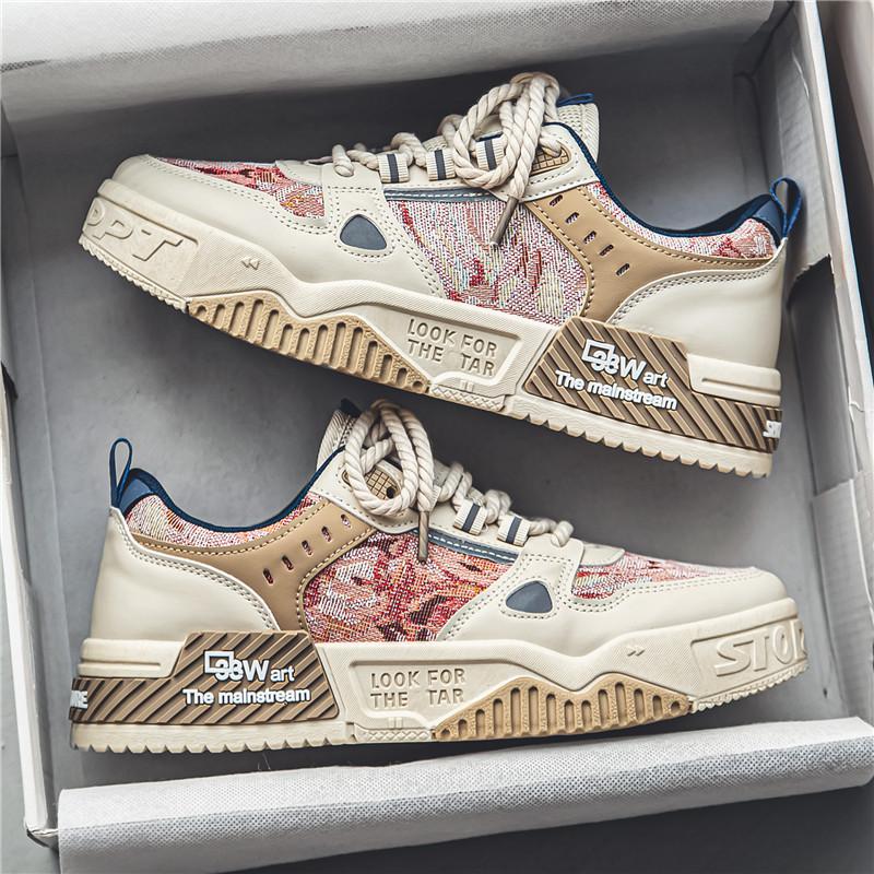 Мужские летние повседневные кроссовки Новые мужские кроссовки Модельерская обувь на платформе Уличная теннисная тренировочная обувь для мужчин