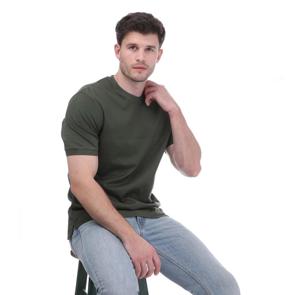 Mercery Mens Lacer Split Micro Stitch T-Shirt