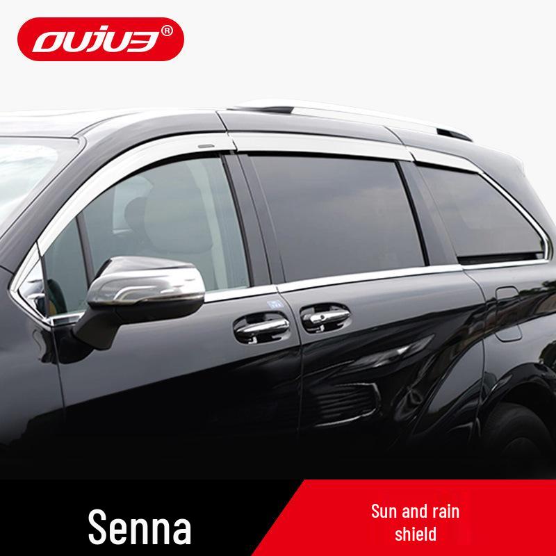 Suitable Electroplated Rain Guards & Window Visor Strips for 2021 Toyota Sienna