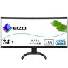 EIZO FlexScan Type Microphone Wide Curved Warranty Is Valid Only In EV3450XC-BK (34.1 Monitor/3440×1440/camera & Included/ultra surface/USB Type-C