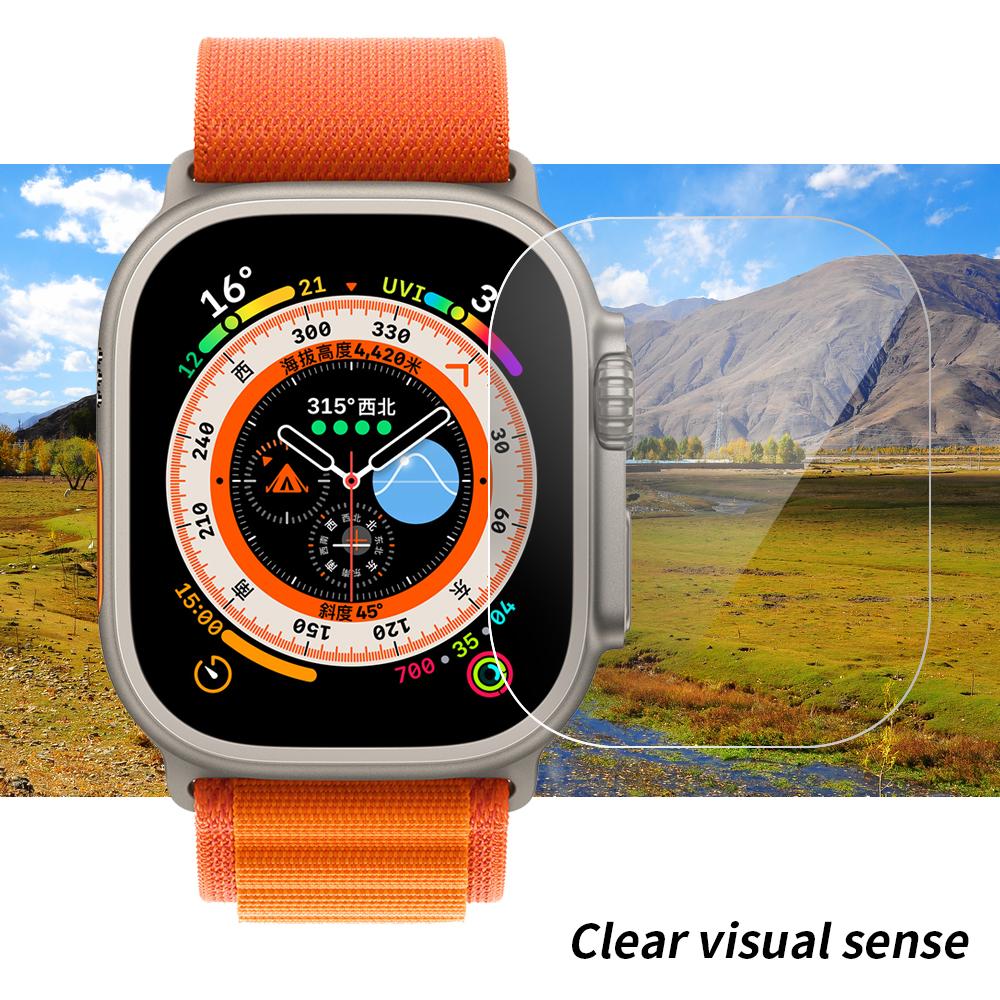 1/5 шт. Защитная пленка для экрана Apple Watch Ultra 49 мм, закаленное стекло, прозрачная HD, защита от царапин, полная защитная пленка для iWatch Ultra 49