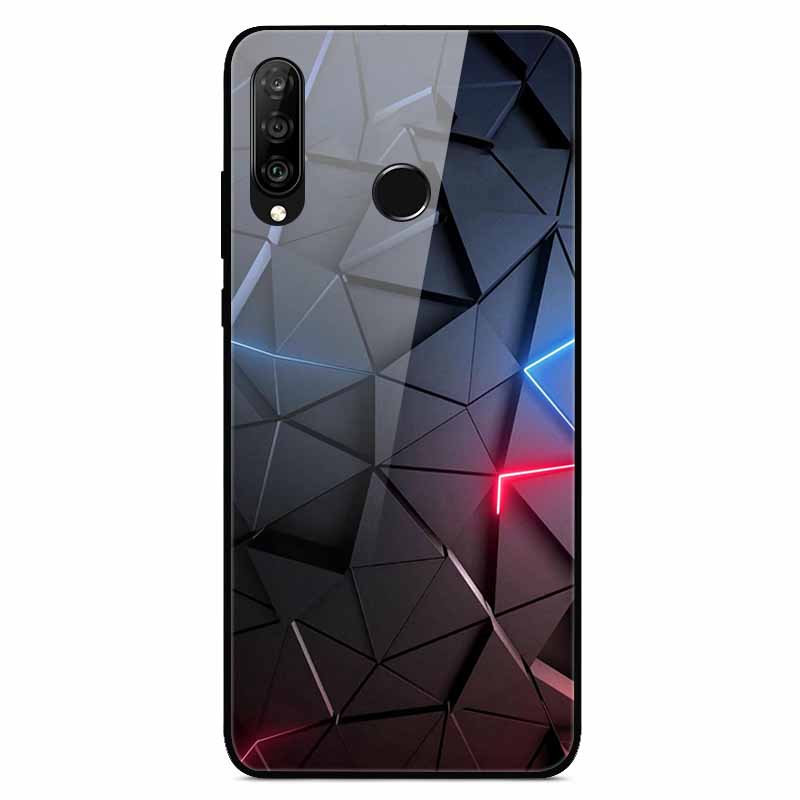 Для чехлов Huawei P30 Lite P30Pro P20pro P20Lite Роскошные закаленные стеклянные жесткие задние чехлы для Huawei P20 Pro P30Pro Fundas Capa P20