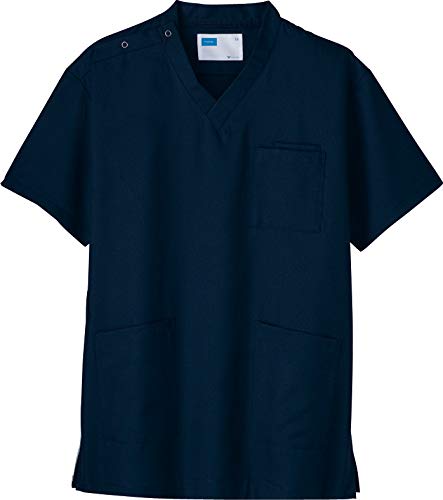Medical wear, unisex scrub uniform, WH11485, for medical use (navy), size L