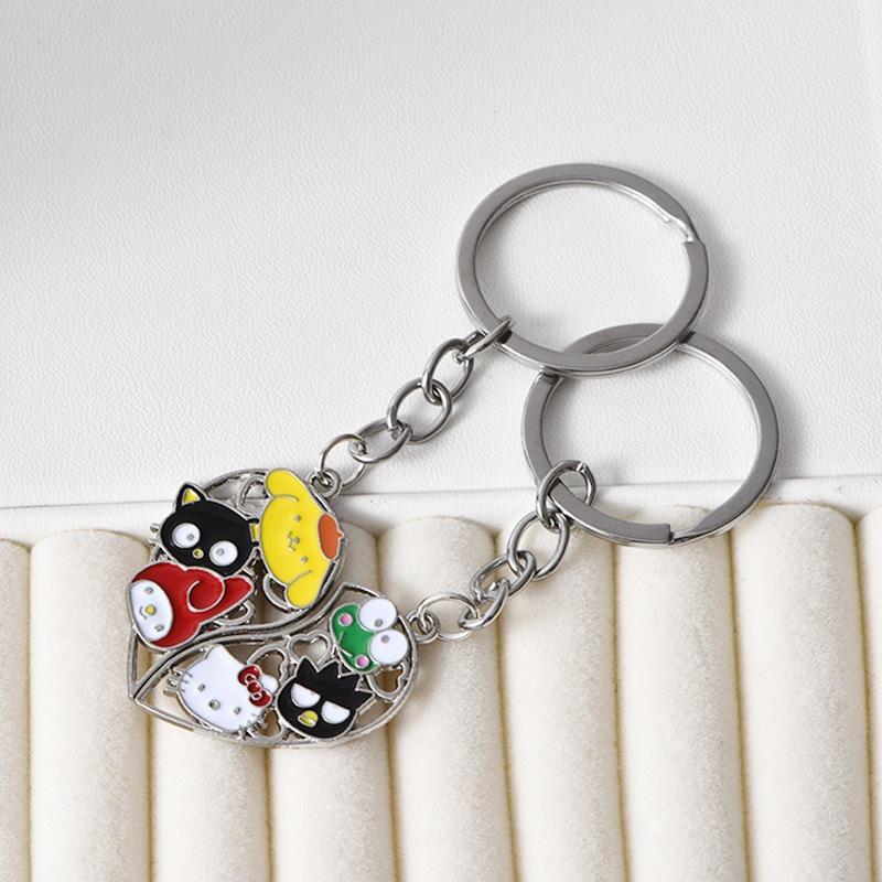 Cartoon Cat Rhinestone Necklace - Fashionable Girly Student Best Friend Chain with Niche Design.