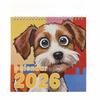 2026 Wall Calendar 2026 Hangable Design Cat Design Calendar Cute Charming Cat Calendar  Home Office
