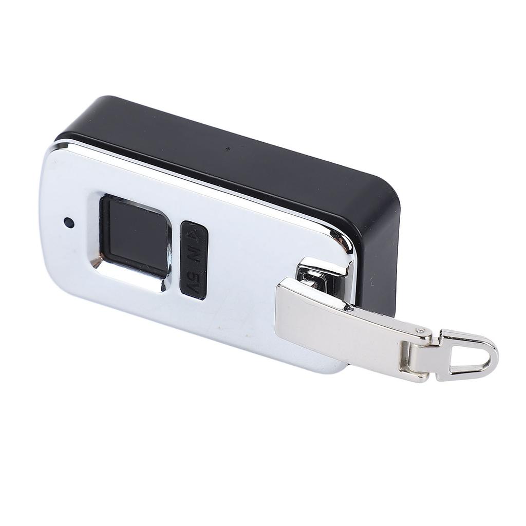 Fingerprint Lock Small Smart Electric Lock Built In Bag Luggage Suitcase Travel Aluminium Alloy