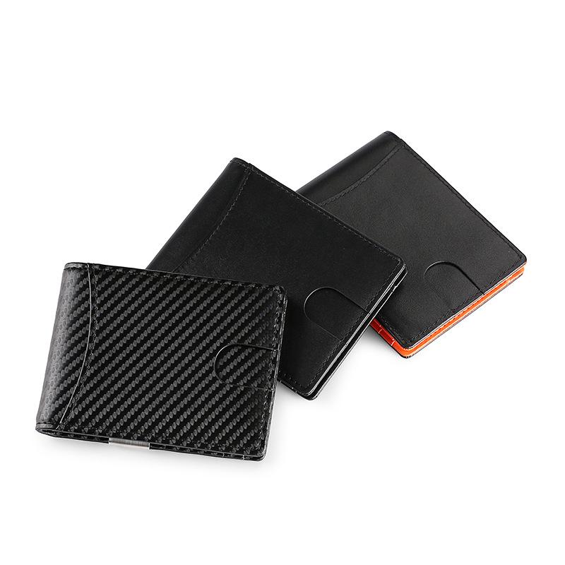 Короткий кошелек из натуральной кожи премиум-класса с RFID-блокировкой, держателем для удостоверения личности и карт, европейский и американский дизайн.