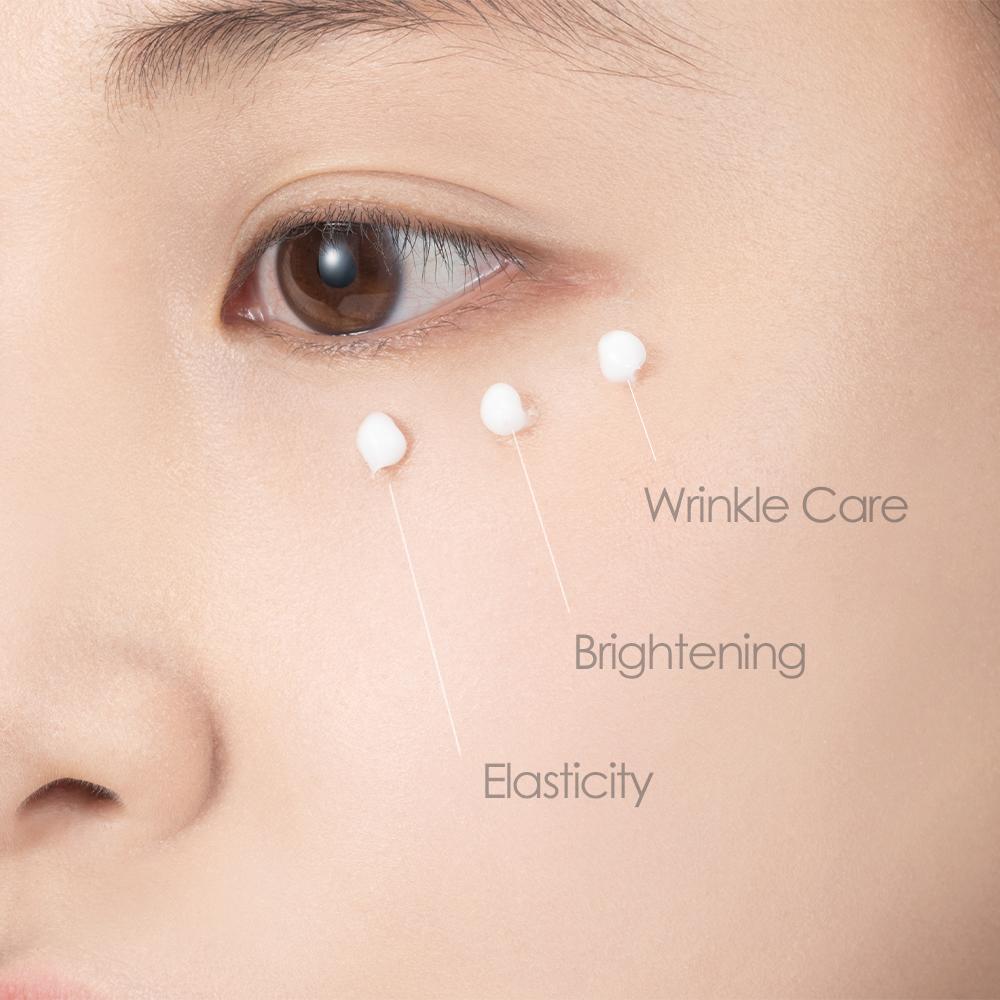 CARENEL Peptied Max Rescue Крем для кожи вокруг глаз против морщин Упругость мешков под глазами Уход за темными кругами Корейский уход за кожей