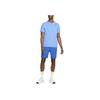 Nike Шорты мужские повседневные прямые с буквенным принтом и шнуровкой, синие DM5957-480