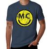 Distressed Mc Logo Tshirt Graphic Print Short Sleeve Tshirt