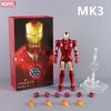 ZD Toys Фигурка Железного Человека Марк 35 Красная Креветка Железный Человек MK 24 MK 22 MK 47 Тони Старк Фигурка Железного Человека Экшн Коллекционная Игрушка Подарок