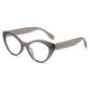 Cat'S Eye Frame Flat Glasses 6177 Personalized Thick Frame Anti-Blue Glasses, Simple Frame Glasses