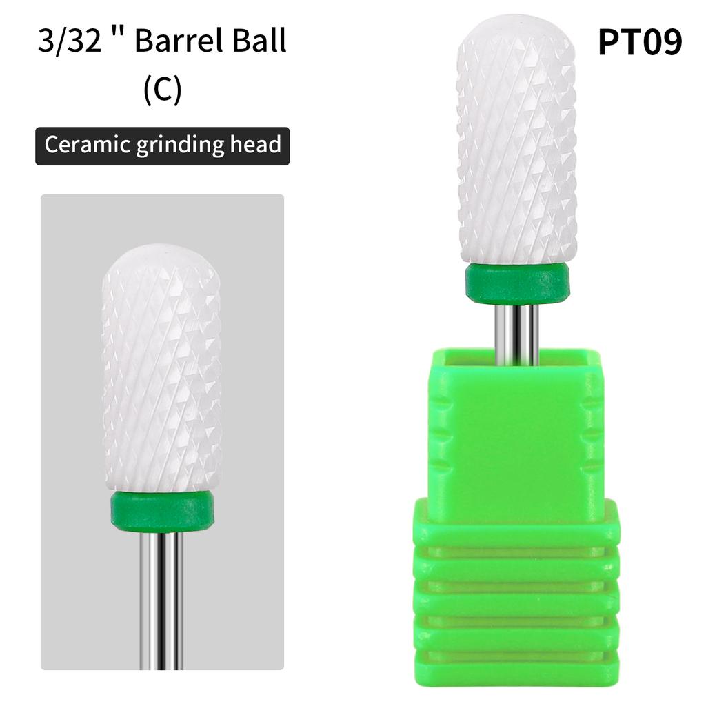 25 Type Ceramic Milling Cutter Nail Drill Bit Electric Manicure Drills Pedicure Mill Bits Machine Files Nail Art Tools Equipment