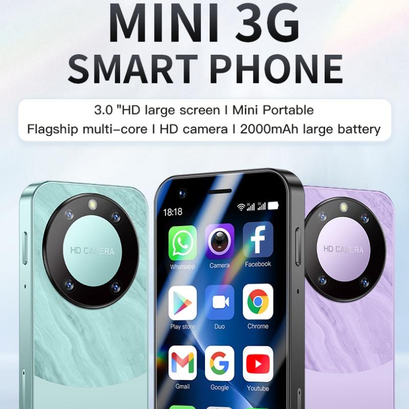 Soyes F8 Pro Max новый супер мини-телефон с картой WCDMA 3G Bluetooth WIFI фонарик 1 ГБ ОЗУ 16 ГБ ПЗУ 3,0-дюймовый четырехъядерный 2-мегапиксельный смартфон на Android с двумя SIM-картами