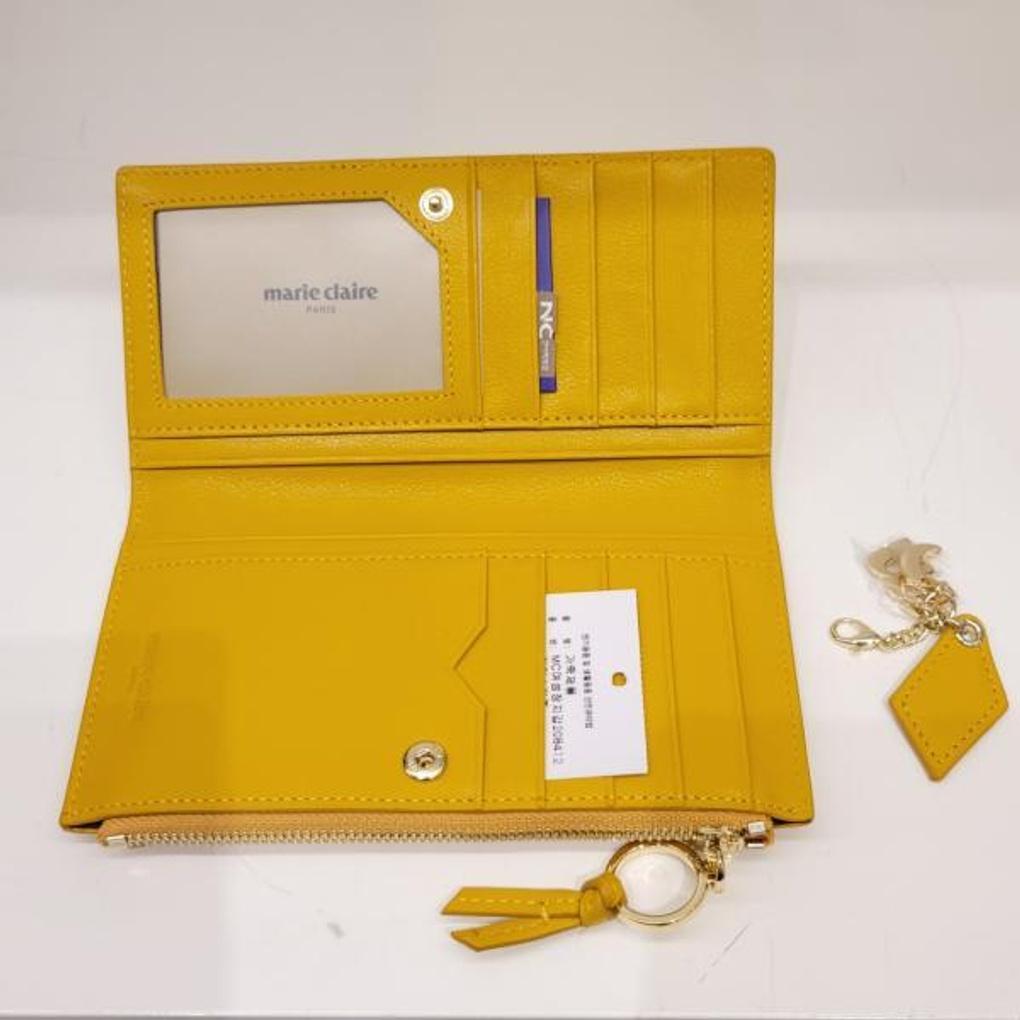 Mari Eclaire store recommended cowhide women's slim luxury long wallet 210418