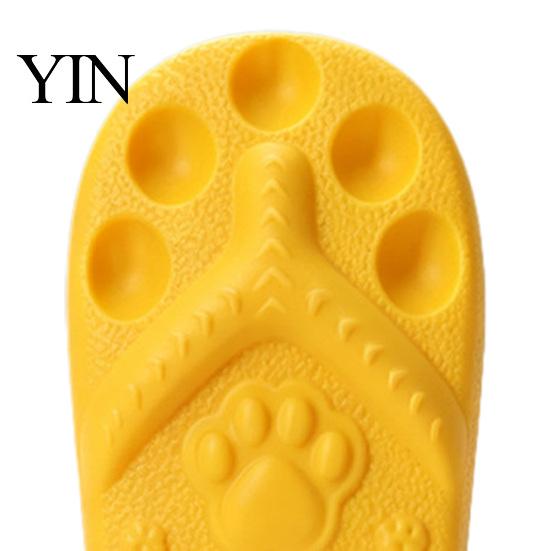 Bite Resistant Dog Toy for Aggressive Chewers Slipper Chew Toy, Puppy Teething Thong Sandal Shape, Interactive Safe EVA Material Fetch Small to Large
