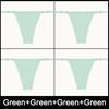 4PCS/Set  Adjustable Waist Sexy G-string Panties Cotton Women's Underwear Girl Female Pantys Bikini Lady Thongs Lingerie