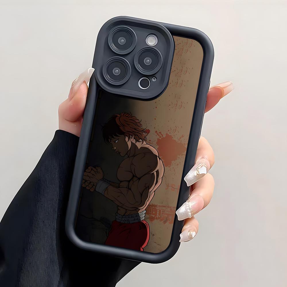 Anime B-Baki Hanma Phone Case For IPhone 17 Pro Max 15 Pro 16 14 Plus 12 13 Mini 11 Pro Shockproof Cover