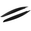 2 Pcs Headlight Eyebrow Front Left Right Light Eyelid Trim Cover for 1 Series E81 E82 E87 E88 2006 to 2013
